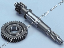 Transmissions secondaires HTQ z 17/49 MALOSSI pour maxi-scooter 125cc APRILIA, PIAGGIO, DERBI et VESPA