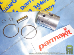 Bi-segment piston Ø38,4mm (axle 10/12 mm) for kit 50cc PARMAKIT RACING 4 cast iron transfers on PIAGGIO CIAO