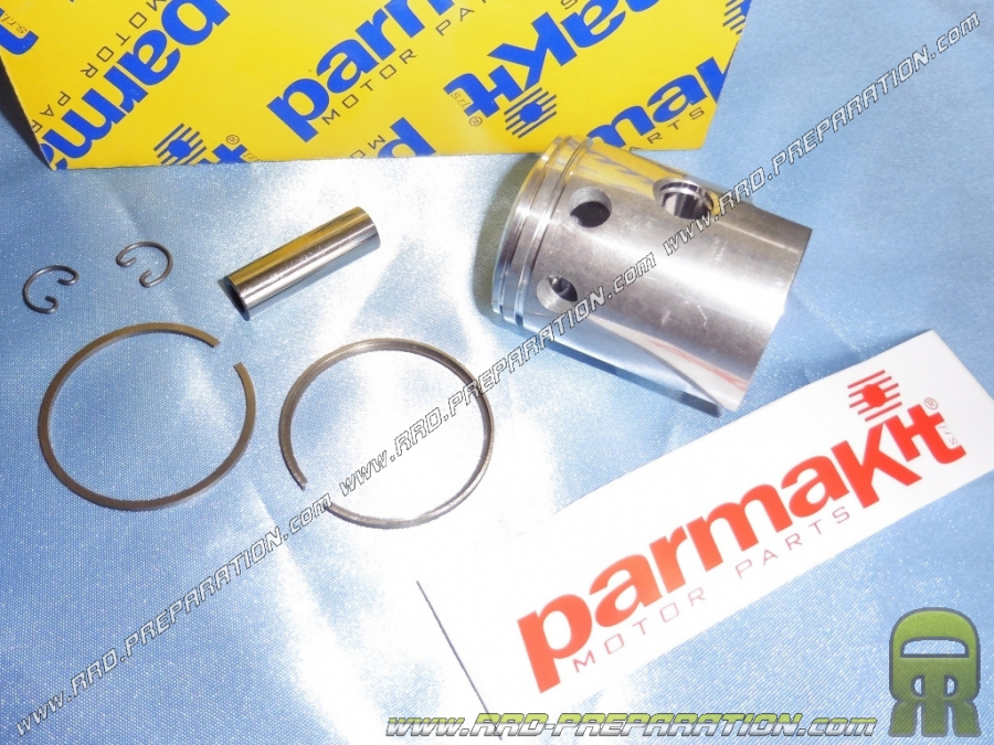 Piston bi-segment Ø38,4mm (axe 10/12 mm) pour kit 50cc PARMAKIT RACING 4 transferts fonte sur PIAGGIO CIAO