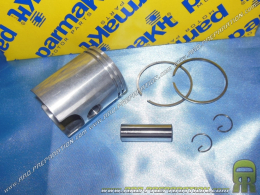 Piston bi-segment PARMAKIT Ø40mm (ou ré-alésage) pour kit 50cc PARMAKIT FONTE et origine sur minarelli am6