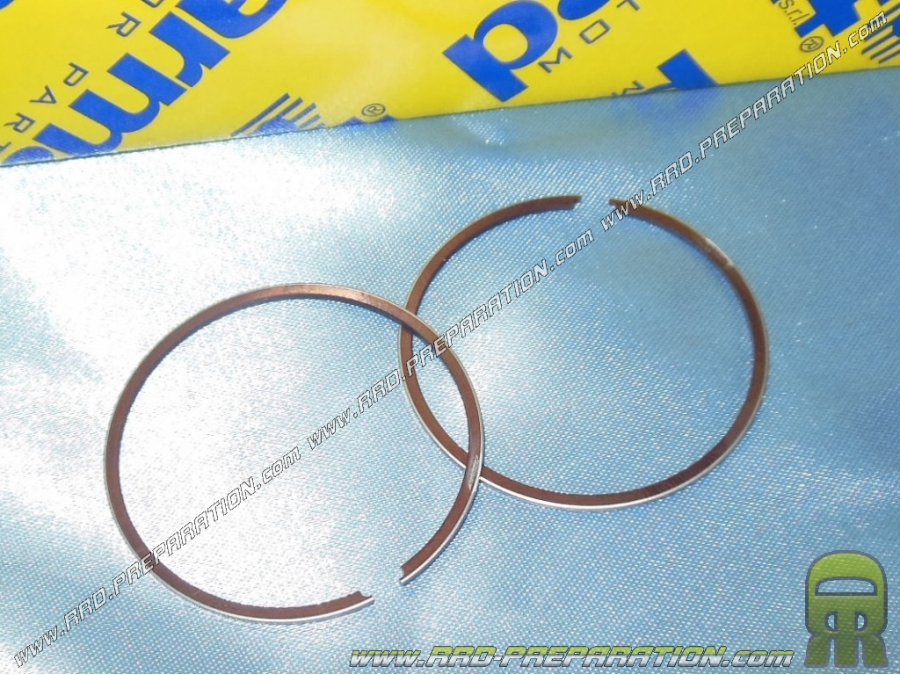2 chrome segments Ø40X1mm for high engine PARMAKIT cast iron on DERBI euro 1 and 2
