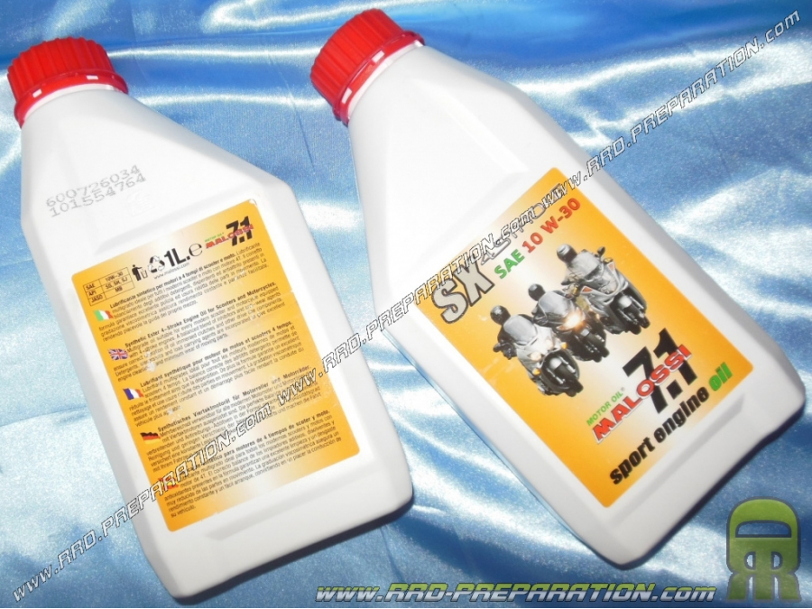 Engine oil semi-synthesis 10W30 MALOSSI 7.1 SX SPORT 4 times 1L