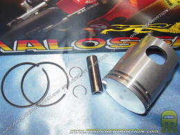 Piston MALOSSI bi-segment Ø40mm axe 10mm pour kit 50cc MALOSSI fonte sur minarelli vertical et horizontal