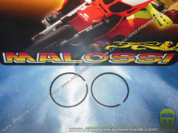 Set of 2 segments Ø40 X 1.5mm for MALOSSI 50cc cast iron kit on vertical, horizontal minarelli scooter...