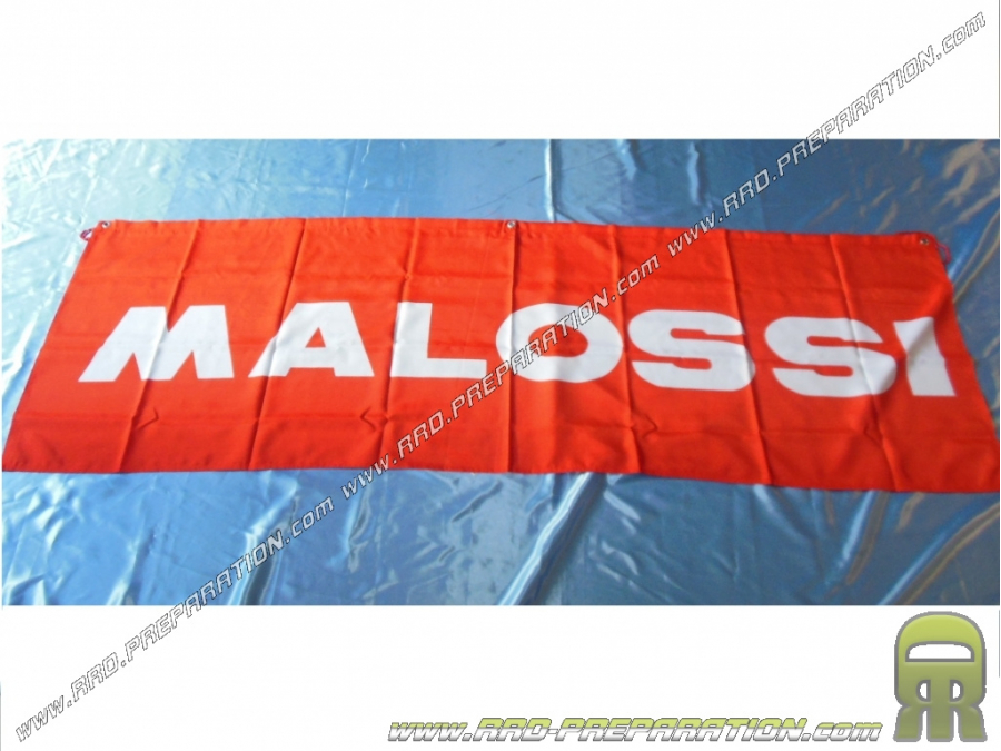 Drapeau rouge / blanc MALOSSI 70 X 220cm