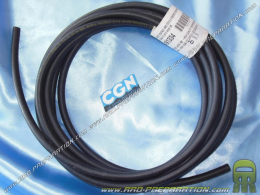 Durite d'essence CGN Ø5X8,6mm élastomère noir (30cm)