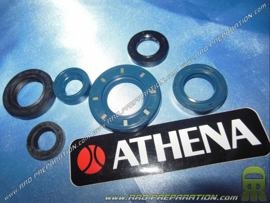 Kit de 6 joints spy viton ATHENA complet pour moto 75, 80cc 2 temps HONDA CRM, MBX, MTX, MTX R, MCX, NSR...