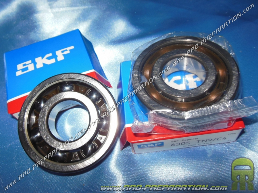 Reinforced crankshaft bearing C4 ATHENA by SKF motorcycle 125, 250, 300cc 2-stroke CAGIVA MITO, APRILIA RS, HONDA CR...