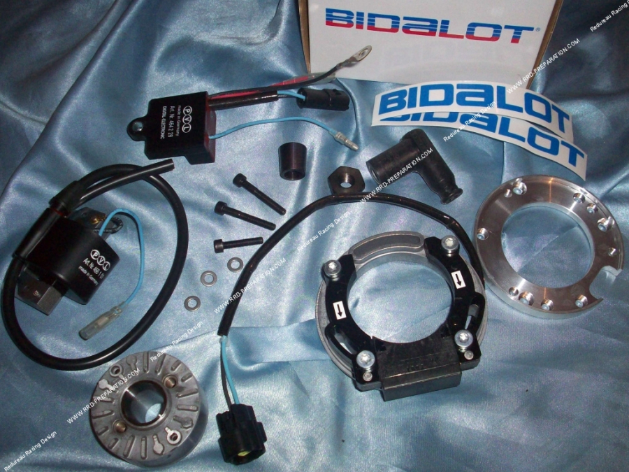 ° BIDALOT PVL digital ignition (variable advance) for Peugeot 103 electronic cone and G1/G2 (out of production)