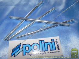 Set of 4 POLINI reinforced studs Ø7 X 158mm for POLINI Racing cast iron kit on scooter VESPA ET3, ETS, PK ... 125cc 2-stroke