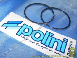 Segments POLINI Racing Ø57 X 2mm pour kit Ø57mm 130cc POLINI Racing sur scooter VESPA ET3, ETS, PK... 125cc 2 temps