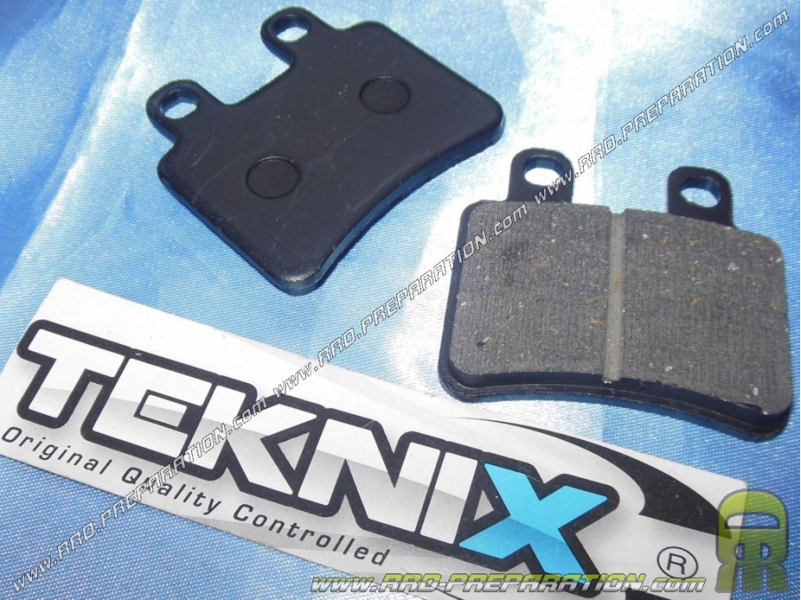 Pastillas de freno traseras TEKNIX para scooter 125cc y 50cc con caja Peugeot Elystar, Jet Force, MBK X limit, DERBI DRD PRO...