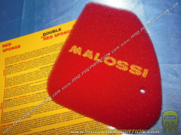 Mousse de filtre à air MALOSSI RED SPONGE pour boite à air d'origine scooter PEUGEOT 50cc Air et Liquide