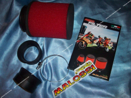 Air filter, foam horn MALOSSI MHR E16 large round volume (carburetor fixing Ø Ø42/50 and 58mm)