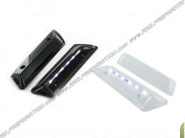 Ecopes avec feux de jour a led BCD pour MBK BOOSTER, YAMAHA BW'S blanches ou noires