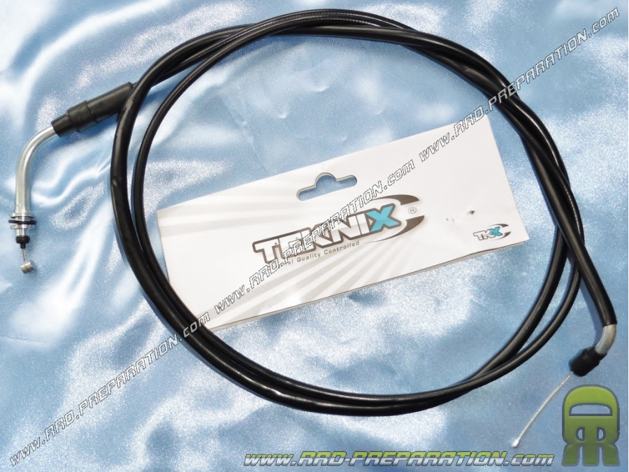 TEKNIX accelerator / gas cable with sheath for PEUGEOT KISBEE 2-stroke scooter
