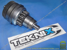 Pignon interne de démarreur TEKNIX pour mécaboite DERBI (moteur Euro3), scooter PEUGEOT, PIAGGIO, GILERA, APRILIA, ...