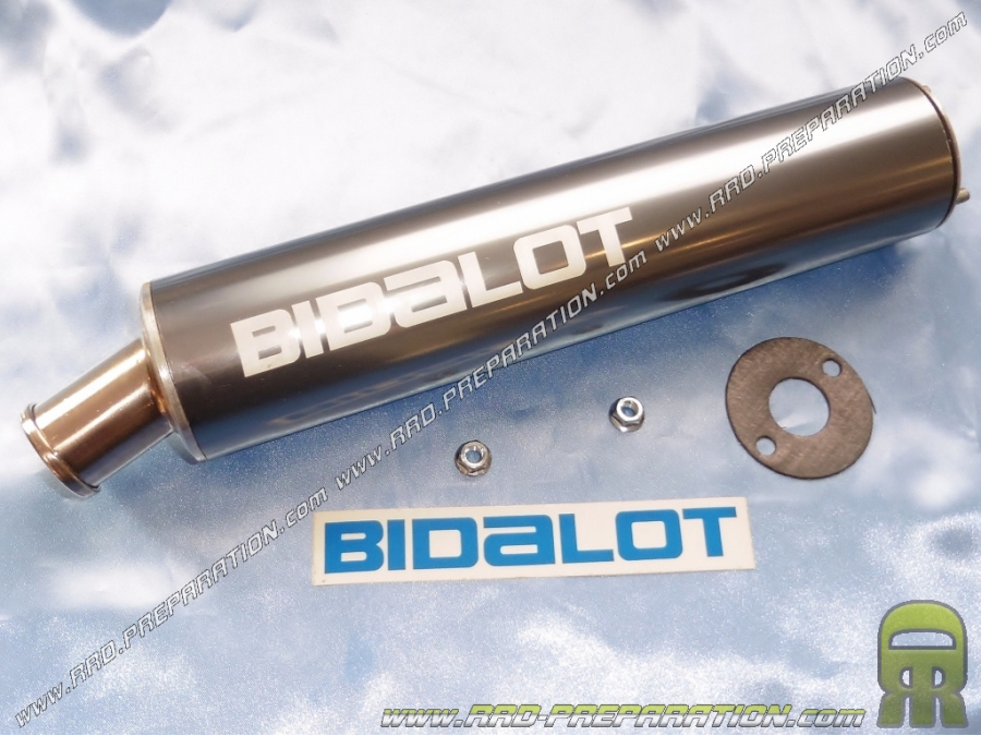 Silencer, BIDALOT cartridge for SMR, MXR exhaust on 50cc motorcycle DERBI , AM6 ...