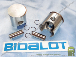 Piston coulé BIDALOT Ø39,93/39,94/39,95mm pour kit 50cc Replica sur am6, derbi euro 1, 2 & 3, G1 / G2 MBK, scooter...