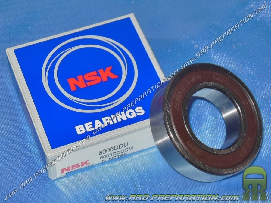 Cojinete de rueda NSK 6005 - 2RS Ø25 x 47 x 12 mm para APRILIA , BMW, DUCATI , HONDA ....