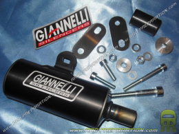 Silencieux, cartouche GIANNELLI noir de pot d'échappement sur PIAGGIO VESPA PX, LML STAR 125 / 150cc 2 temps