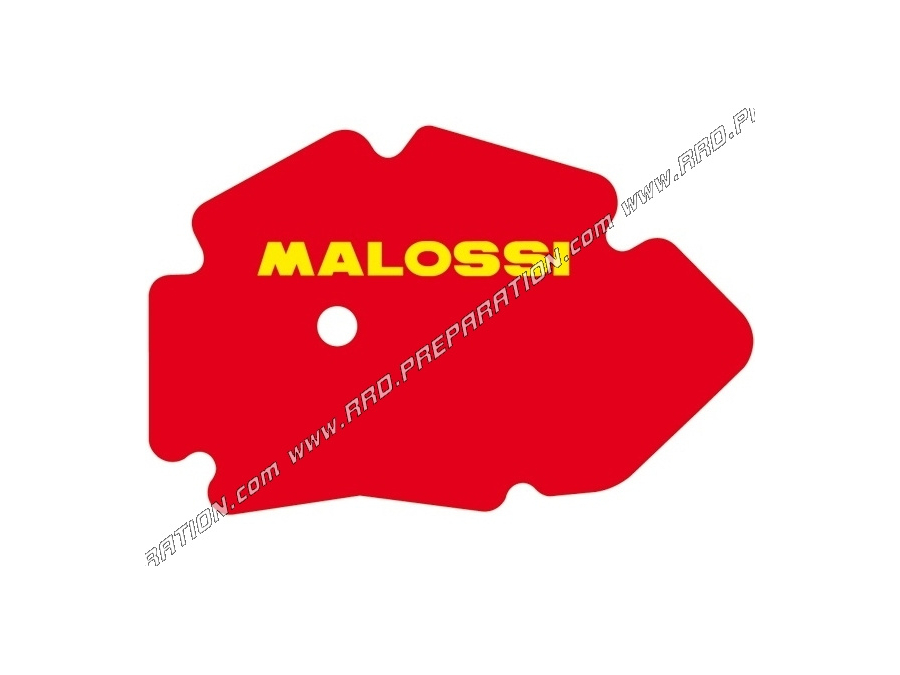 Mousse de filtre à air MALOSSI RED SPONGE pour boite à air d'origine scooter 4 temps GILERA DNA et RUNNER... 125cc et 180cc