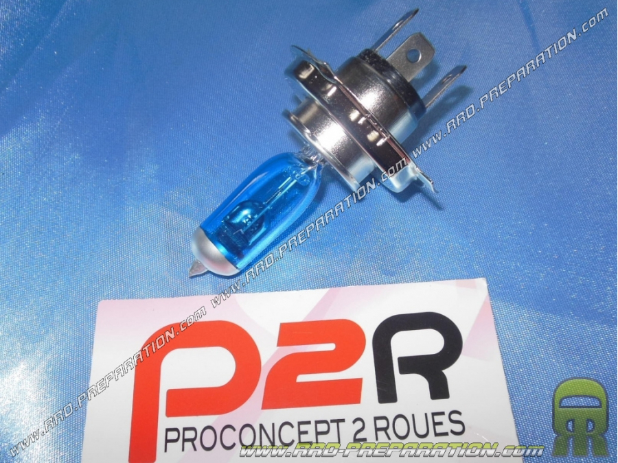 Bombilla de faro H4 (P43T) P2R luz delantera, bombilla tipo xenon 12V 60 / 55W