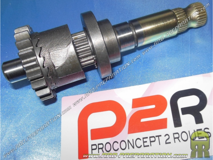 Eje de patada completo tipo original P2R para motor MINARELLI am6