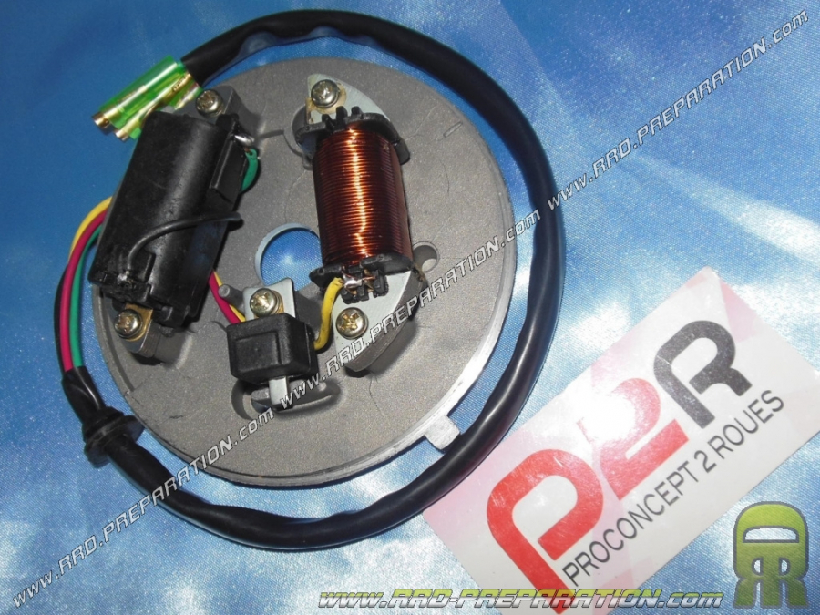 Cables estator + P2R para encendido electronico original 12V para MBK 51 / motobecane av10