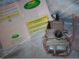 MIKUNI TM 24 Racing carburettor by TOP PERFORMANCES TPR flexible mounting, male type