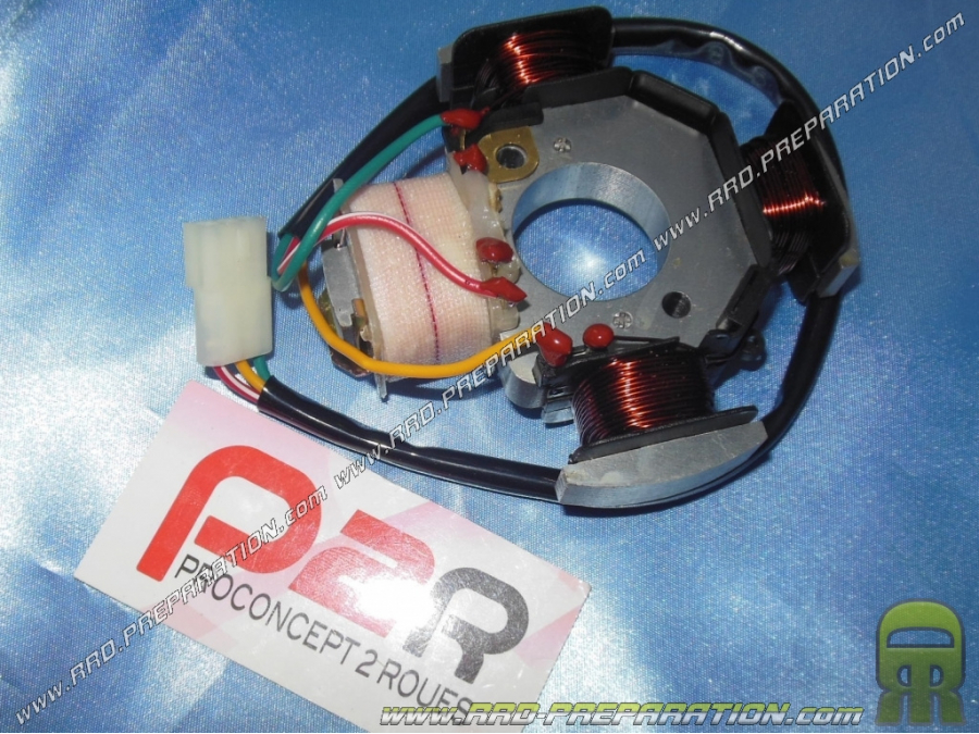 Stator type origine P2R pour allumage de PEUGEOT 103 SPX, RCX, MVL électronique, FOX...