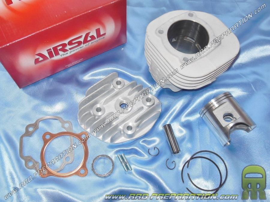 Kit haut moteur 125cc Ø56mm avec culasse AIRSAL aluminium pour APRILIA Scarabeo 100cc, ITALJET Millenium 100cc, ...