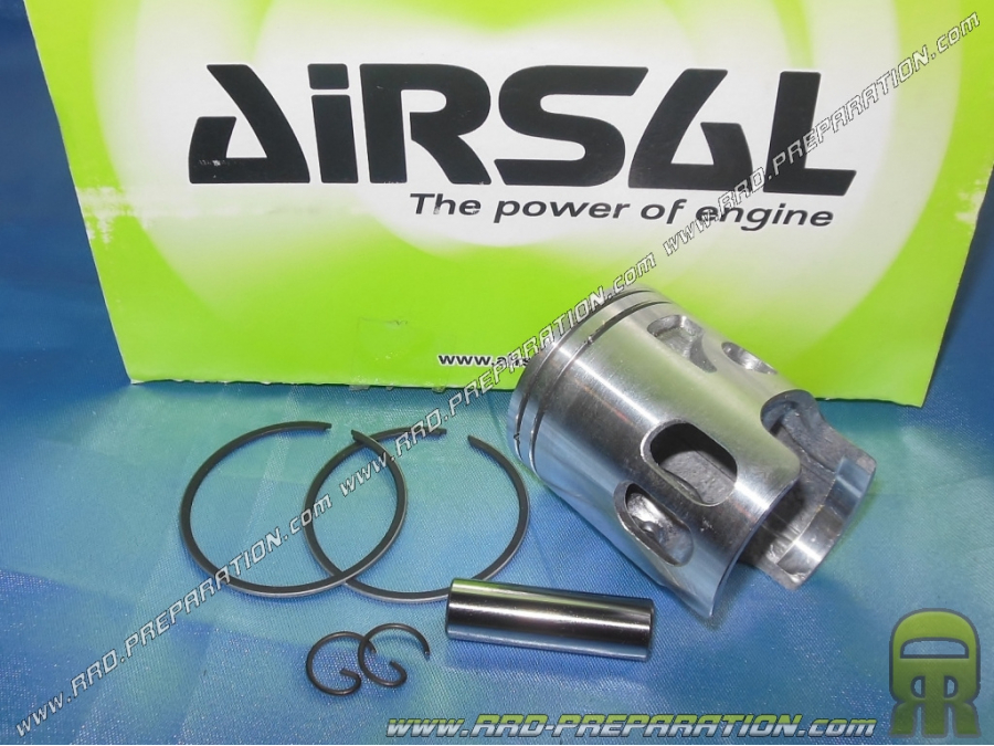 AIRSAL Luxe Ø40mm bi-segment piston 10mm axis for AIRSAL Luxe cast iron kit on MINARELLI horizontal air (ovetto, neos, ...)