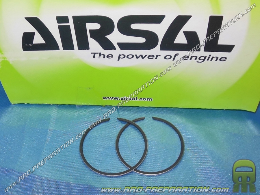 Set of 2 segments AIRSAL Luxe Ø40mm for kit 50cc AIRSAL luxe cast minarelli horizontal air (ovetto, neos, ...)