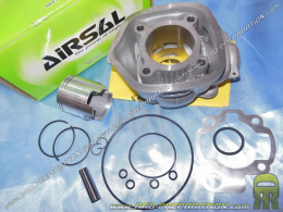 Cylindre - piston sans culasse AIRSAL Luxe fonte 70cc Ø48mm pour Minarelli AM6