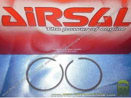 Set of 2 AIRSAL Ø39mm segments for AIRSAL SPORT aluminum 50cc kit for HONDA, KYMCO, BSV, SYM ...