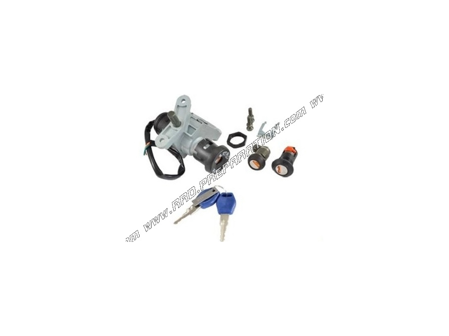 Interruptor / cerradura de maletero con 2 llaves TEKNIX para maxi scooter 125cc APRILIA SCARABEO