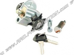 Contactor / neiman con 2 llaves (llave) + cerradura de maletero TEKNIX para scooter PEUGEOT LUDIX TREND, SNAKE, BLASTER...