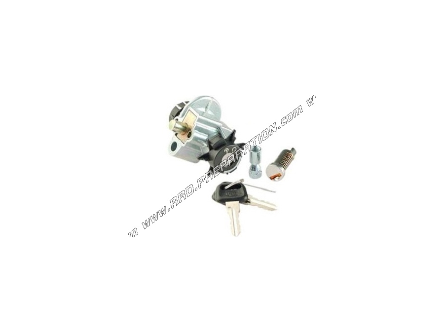 Contactor / neiman con 2 llaves (llave) + cerradura de maletero TEKNIX para scooter PEUGEOT LUDIX TREND, SNAKE, BLASTER...