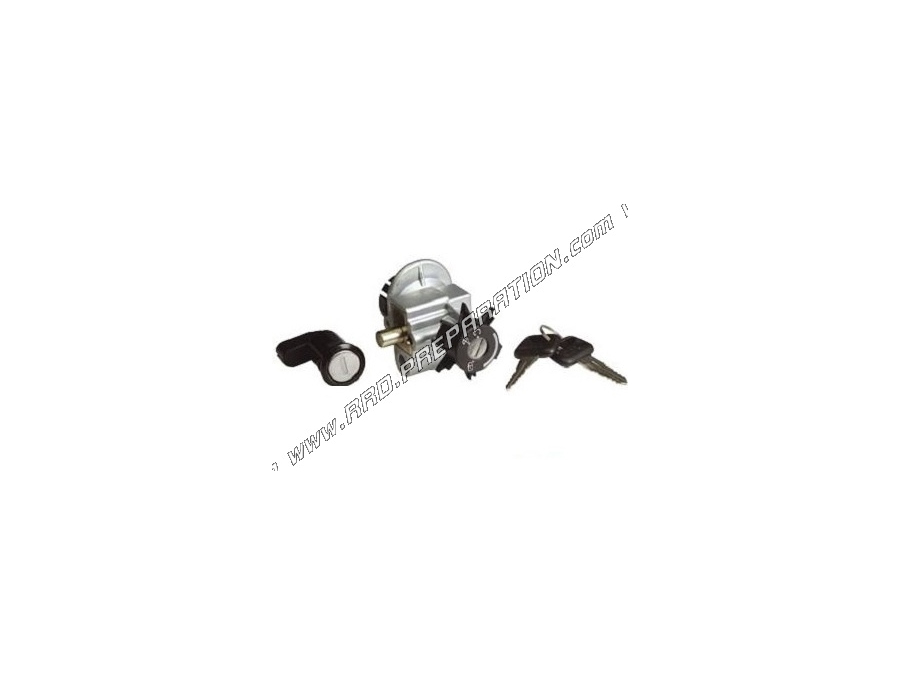 Contactor / neiman con 2 llaves (llave) + cerradura de maletero TEKNIX para PEUGEOT VIVACITY, SPEEDFIGHT 2, TKR...