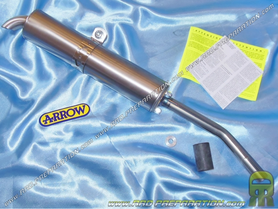 Silencieux ARROW titanium compétition avec tube de fuite BETA RR enduro et super-motard 50cc de 2003 à 2006