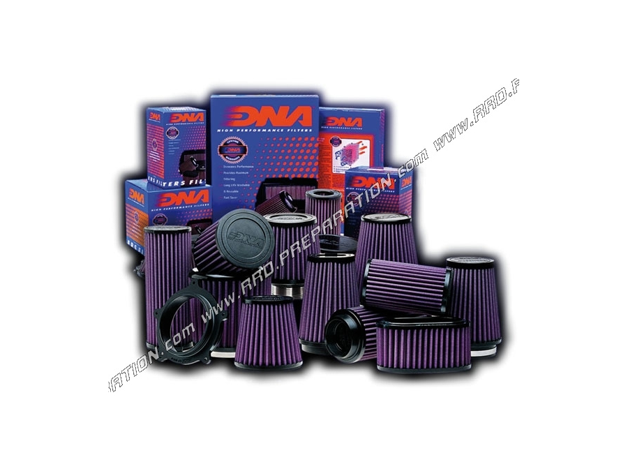 Filtre à air DNA RACING pour boîte à air d'origine sur moto KAWASAKI ZX-6R de 2007 à 2008