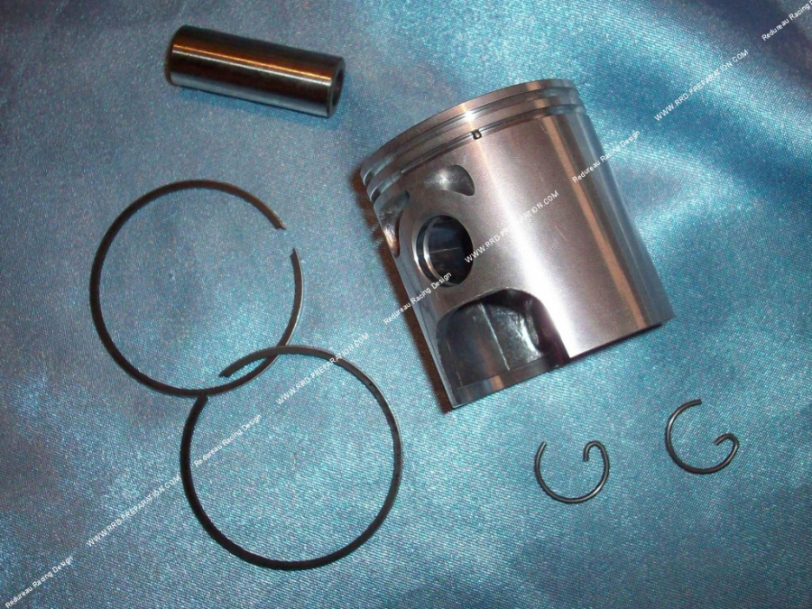 Piston bi-segment MALOSSI Ø45,5mm pour kit air et liquide 70cc sur MBK 51 / motobecane av10