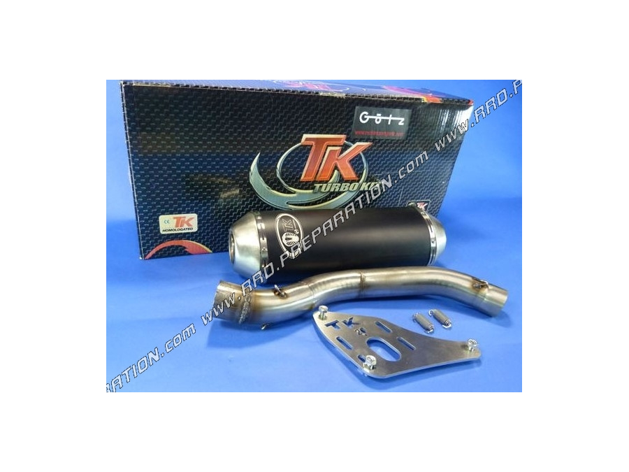 Linea de escape TURBO KIT TK QUAD 4T OVAL para YAMAHA RAPTOR y WARRIOR 350