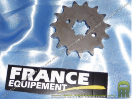 Box output sprocket FRANCE EQUIPEMENT teeth of your choice for YAMAHA MT, WR, YZF, ... 125cc from 1993 to 2010 width 428