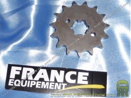 Pignon de sortie de boite FRANCE EQUIPEMENT dents aux choix pour YAMAHA MT, WR, YZF, ... 125cc de 1993 à 2010 largeur 428