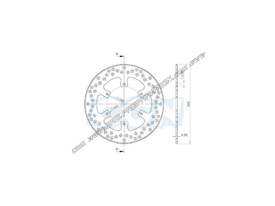 Disque de frein avant et arrière NG Ø200mm pour HONDA SH, FORZA, S WING, JAZZ, FORESIGHT, BENELLI CAFFENERO...