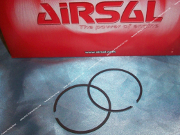 set of 2 segments Ø50 X 1mm including a domed hard chrome for AIRSAL luxury 80cc kit on minarelli am6