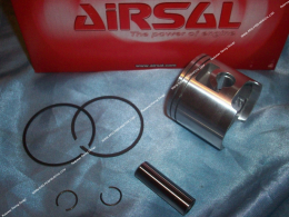 piston bi segment AIRSAL Ø50mm axe 12mm pour kit 80cc AIRSAL luxe bi-segment sur minarelli am6