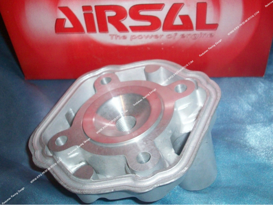 Ø50mm cylinder head for AIRSAL Luxe 88cc Xtrem red kit on DERBI euro 1 & 2 engine